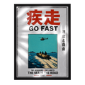 GO FAST — mirror art print by GLINT
