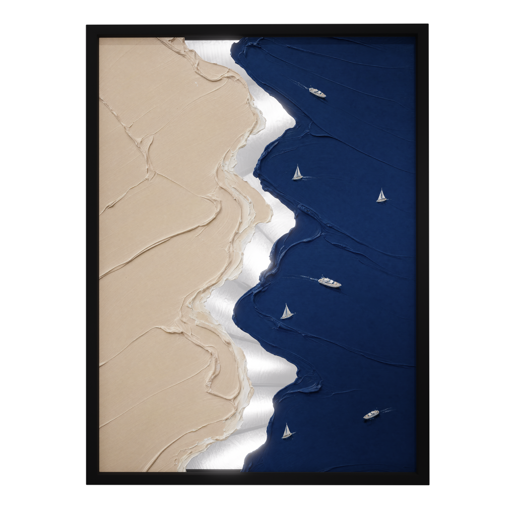 Blue Passage — mirror art print by GLINT