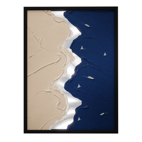 Blue Passage — mirror art print by GLINT