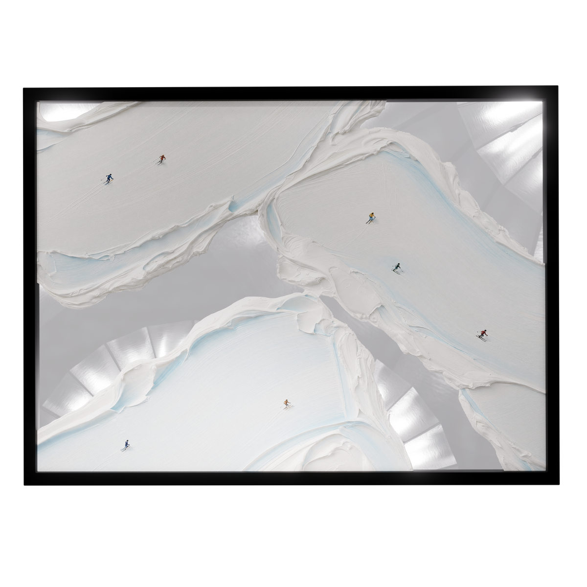 White Peaks — mirror art print by GLINT