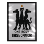Three Opinions — mirror art print by GLINT