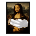 Unveiled Mona Lisa — mirror art print by GLINT