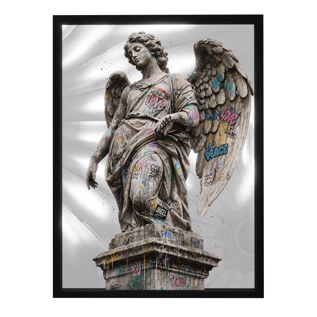 Seraphic Whispers — mirror art print by GLINT