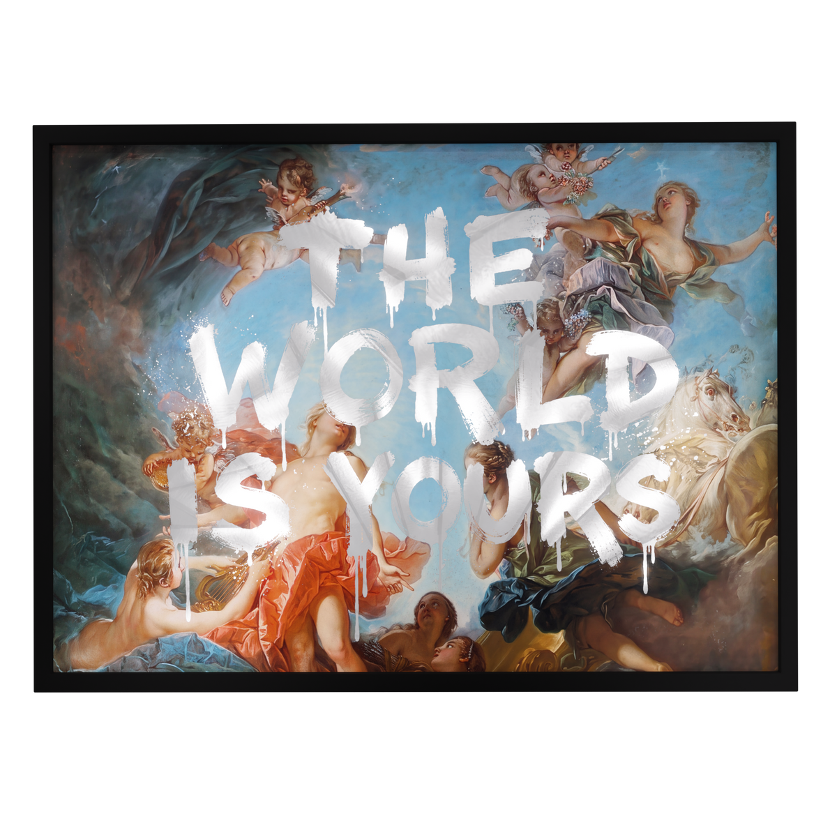 The World Is Yours — mirror art print by GLINT