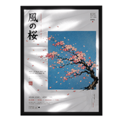 Sakura in the Wind — mirror art print by GLINT