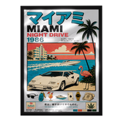 Ocean Drive Legend — mirror art print by GLINT
