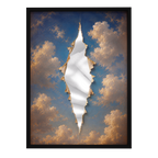 Behind The Sky — mirror art print by GLINT