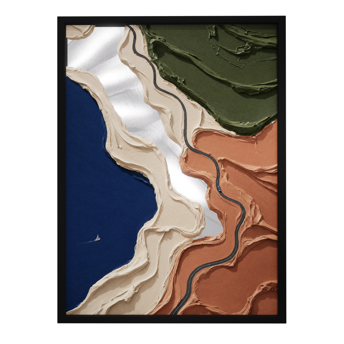 La Corniche — mirror art print by GLINT