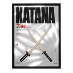 Katana — œuvre sur miroir par GLINT