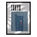 Tokyo Rain — mirror art print by GLINT