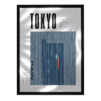 Tokyo Rain — mirror art print by GLINT