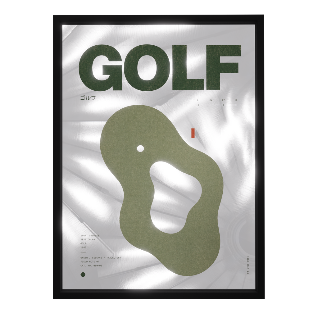 Golf Bauhaus — mirror art print by GLINT