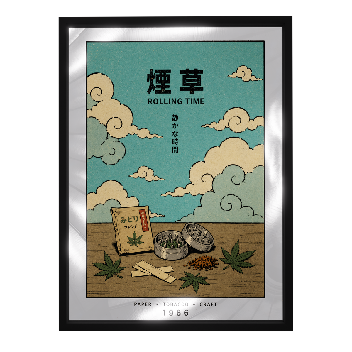 Rolling Time — mirror art print by GLINT