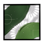The Pitch — mirror art print by GLINT