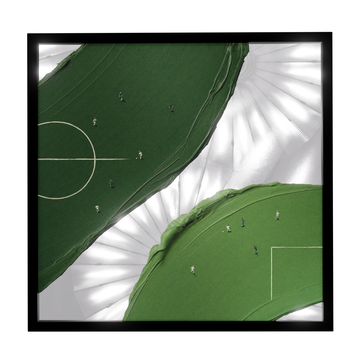 The Pitch — mirror art print by GLINT