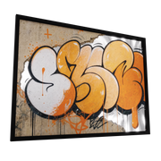 Urban Mirror 007 — GLINT mirror art print, shown framed