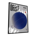 Orbit — GLINT mirror art print, shown framed