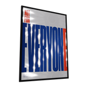 Not For Everyone — GLINT mirror art print, shown framed