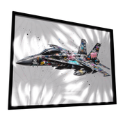 Mach Freedom — GLINT mirror art print, shown framed