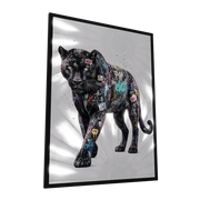 Wild Elegance — GLINT mirror art print, shown framed