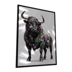 The Charging Legacy — GLINT mirror art print, shown framed