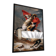 Unstoppable Napoleon — GLINT mirror art print, shown framed