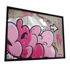 Urban Mirror 004 — GLINT mirror art print, shown framed