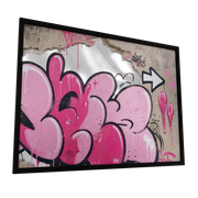 Urban Mirror 004 — GLINT mirror art print, shown framed