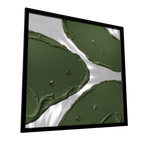 The Polo Club — GLINT mirror art print, shown framed