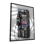 Lost Frequencies — GLINT mirror art print, shown framed