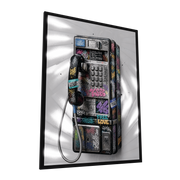 Lost Frequencies — GLINT mirror art print, shown framed