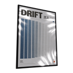 Drift — GLINT mirror art print, shown framed