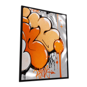 Urban Mirror 006 — GLINT mirror art print, shown framed