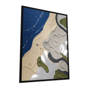 Venice Flow — GLINT mirror art print, shown framed