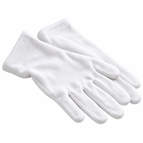 Weiße Handschuhe